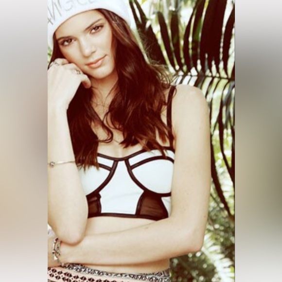 Kendall & Kylie corset bralette crop top size S - Picture 2 of 8